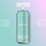 Akwa botanical water from Spearhead brewing company. Sold individually or as a 6 pack or 24 pack case.