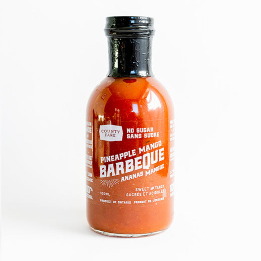 
                  
                    Load image into Gallery viewer, No sugar pineapple mango barbeque sauce from county fare. Sold individually.
                  
                